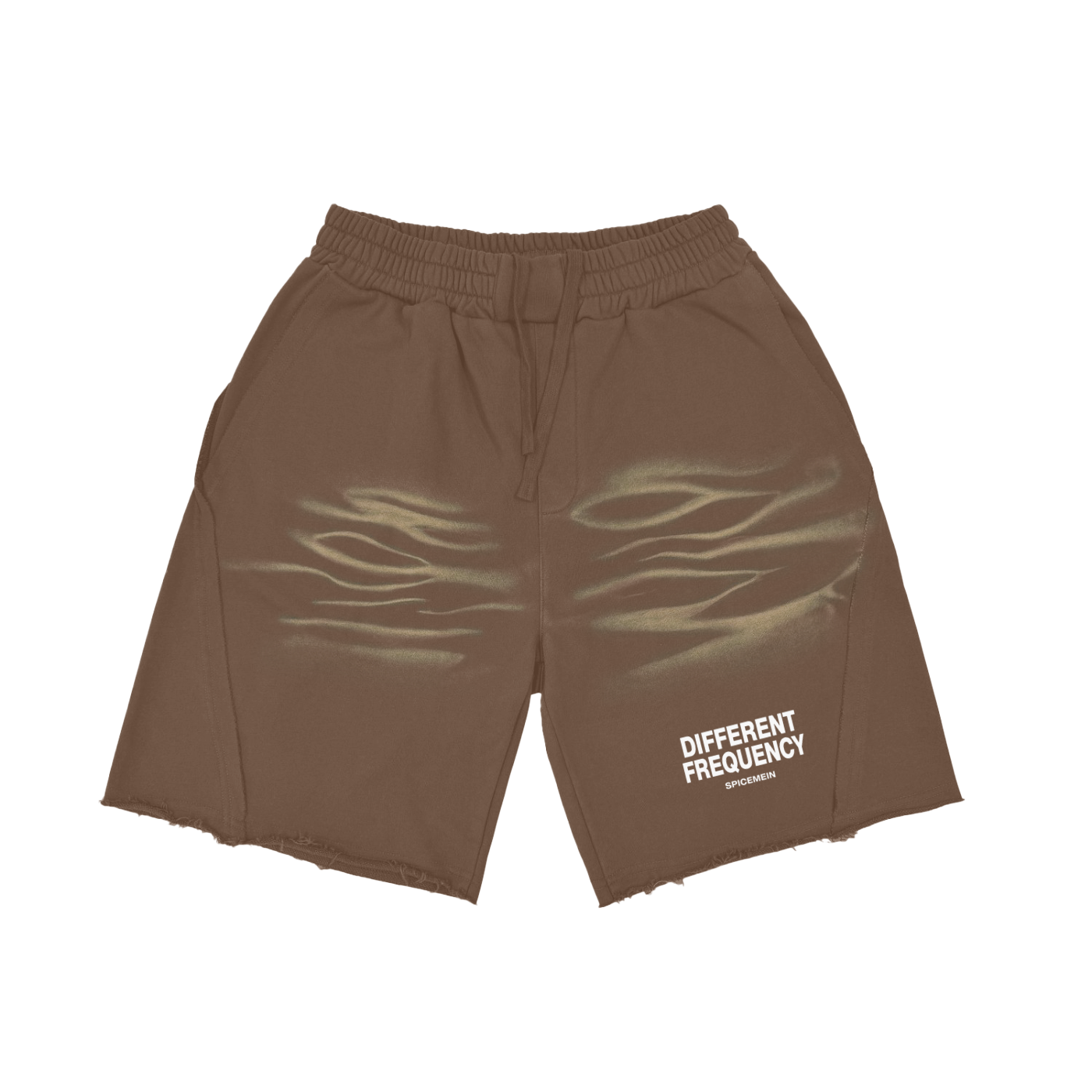 Spice Me In - Vintage Washed Tiger Stripes Short Pants