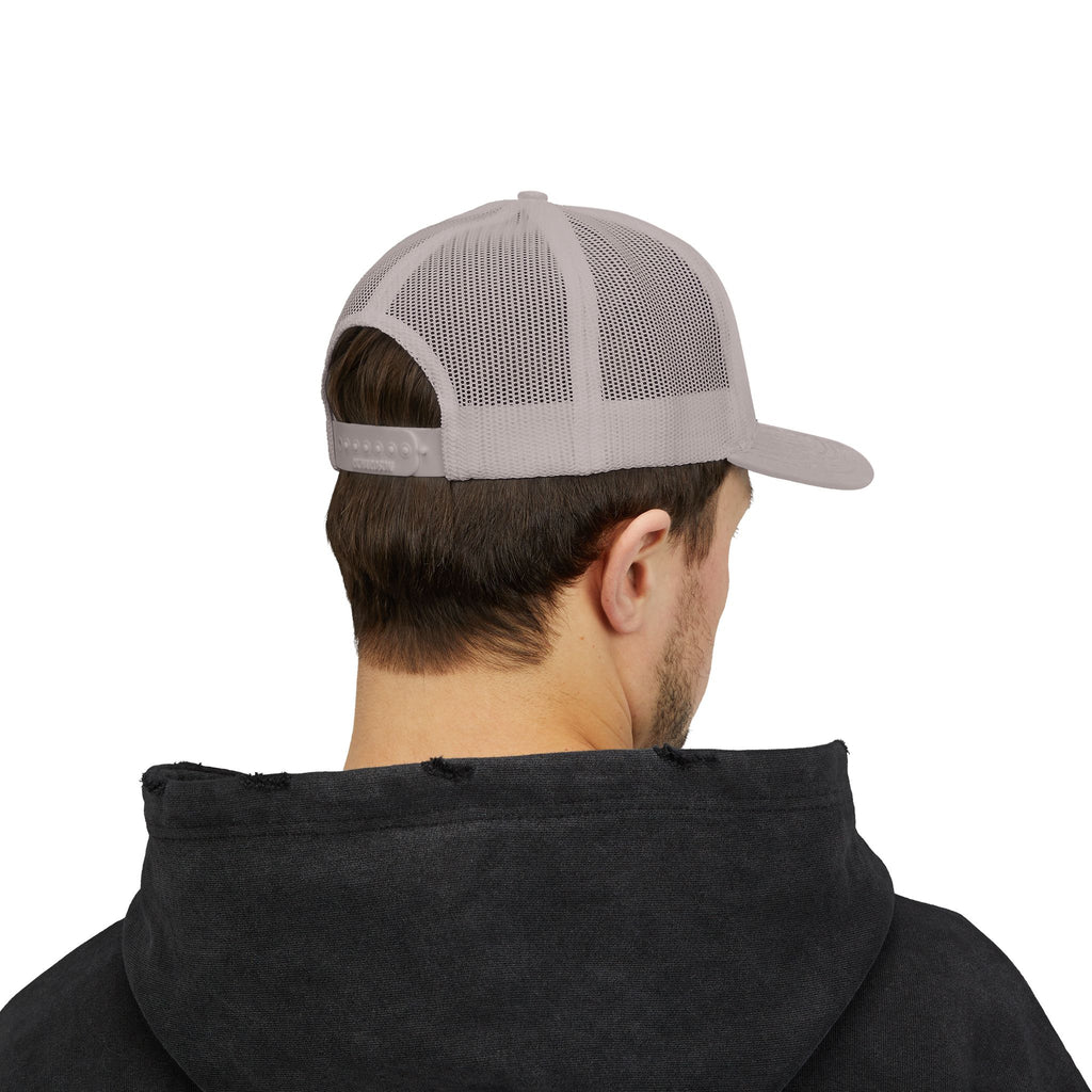Spice Me In - Snapback Trucker Cap — Colorful Cartoon Parrot Design