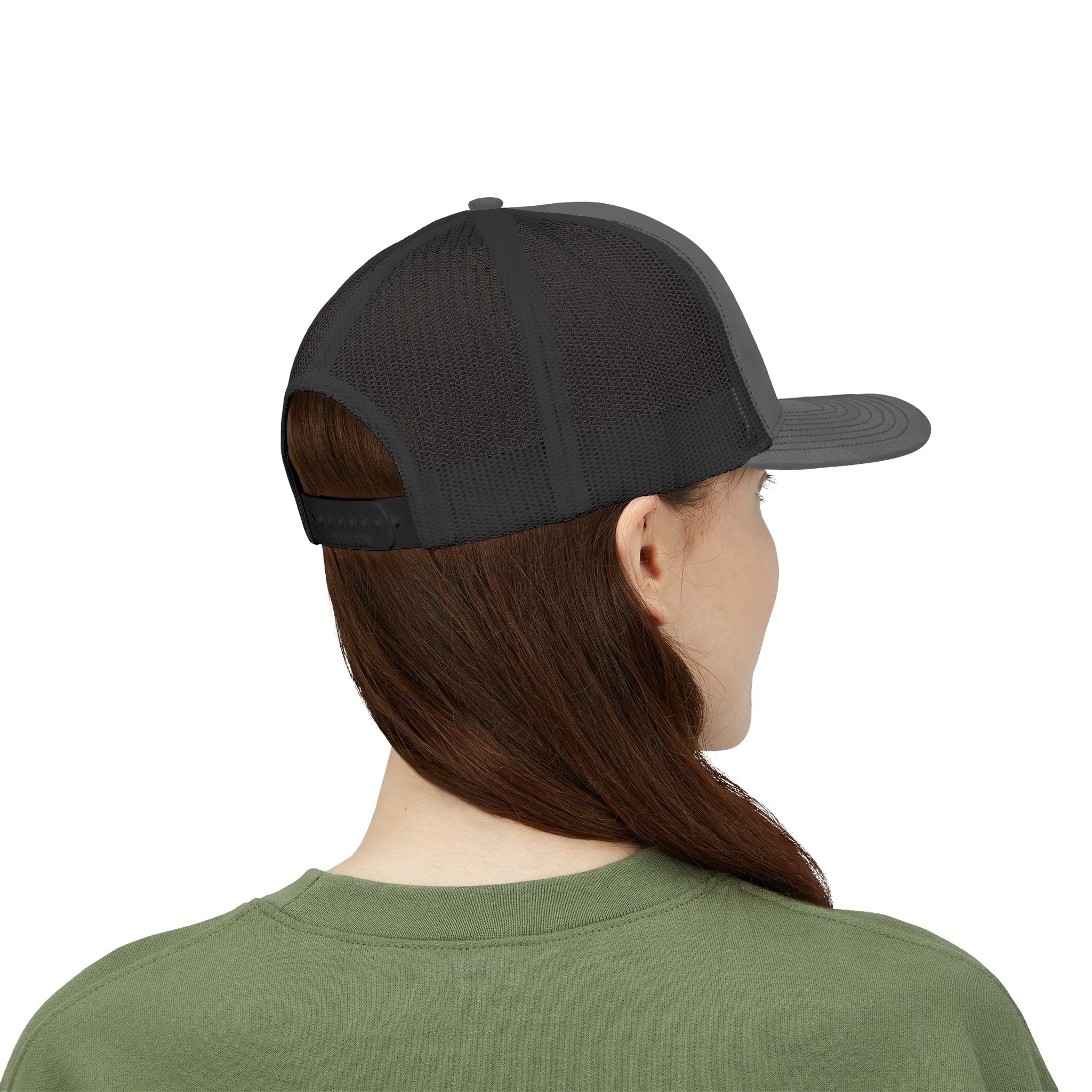 Spice Me In - Snapback Trucker Cap — Colorful Cartoon Parrot Design
