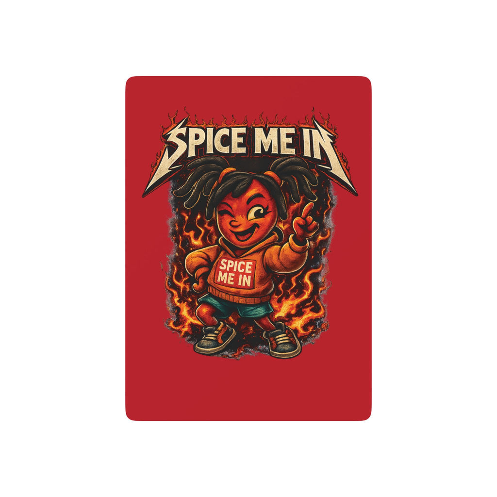 Spice Me In - Poker Playing Cards — "Spice Me In" Fiery Playing Card Deck