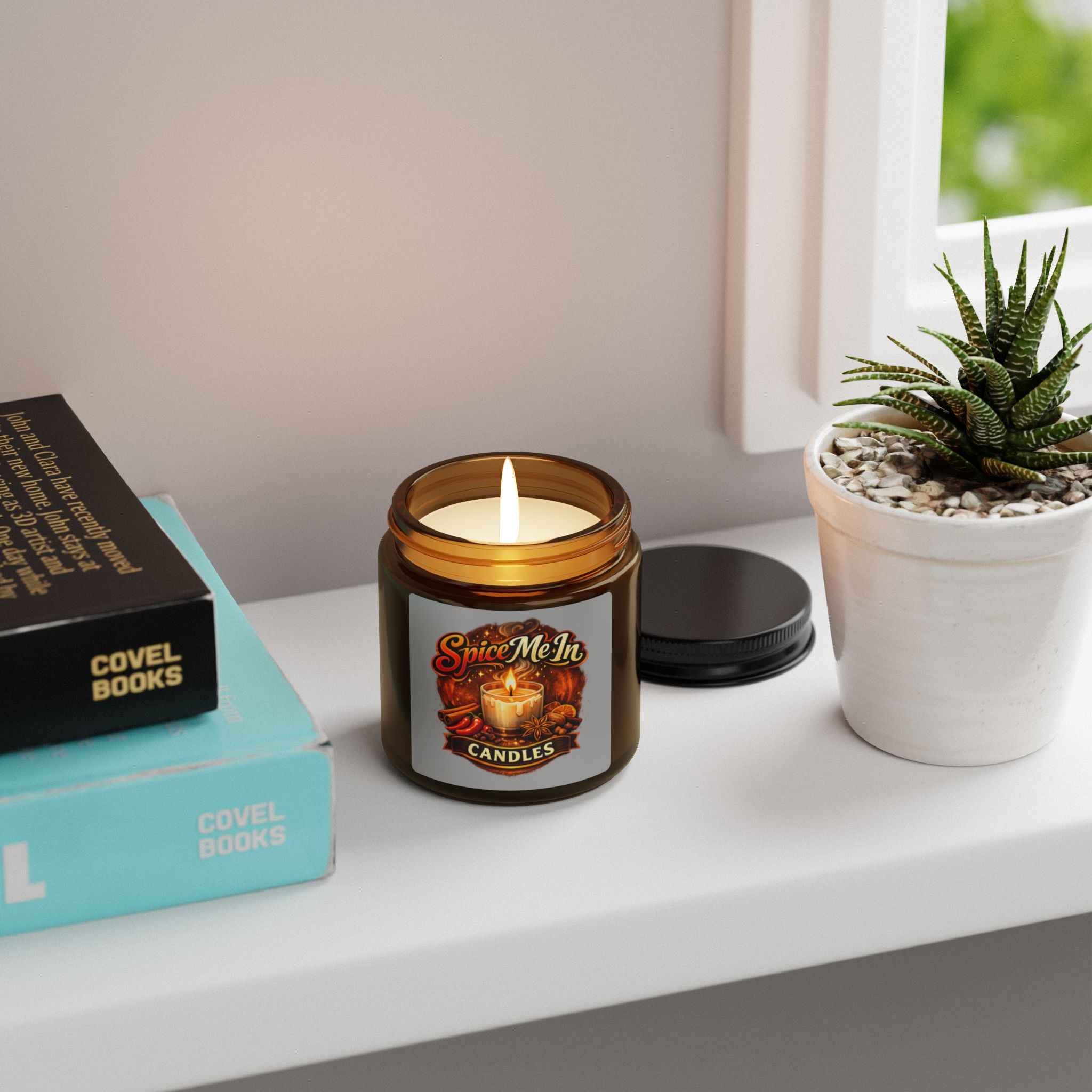 Spice Me In - Spice Me In Soy Candle — Amber Jar | Warm Pumpkin & Cinnamon Fall Scent