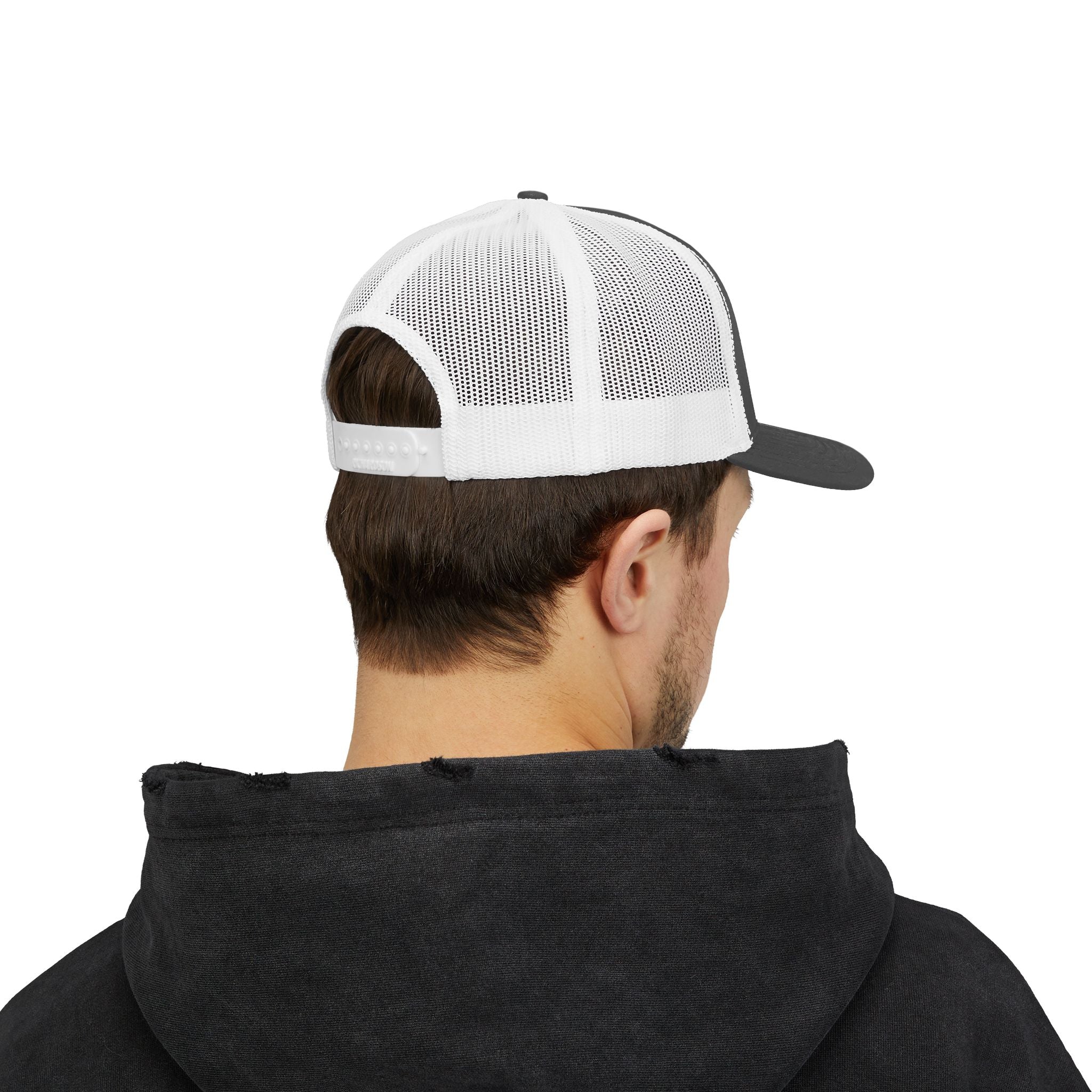 Spice Me In - Snapback Trucker Cap — Colorful Cartoon Parrot Design