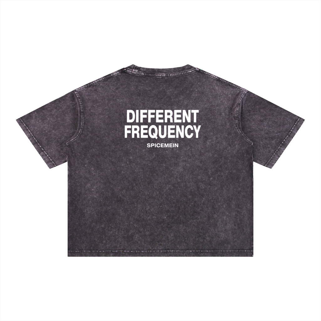 Spice Me In - Mineral Wash Boxy Cotton T-Shirt