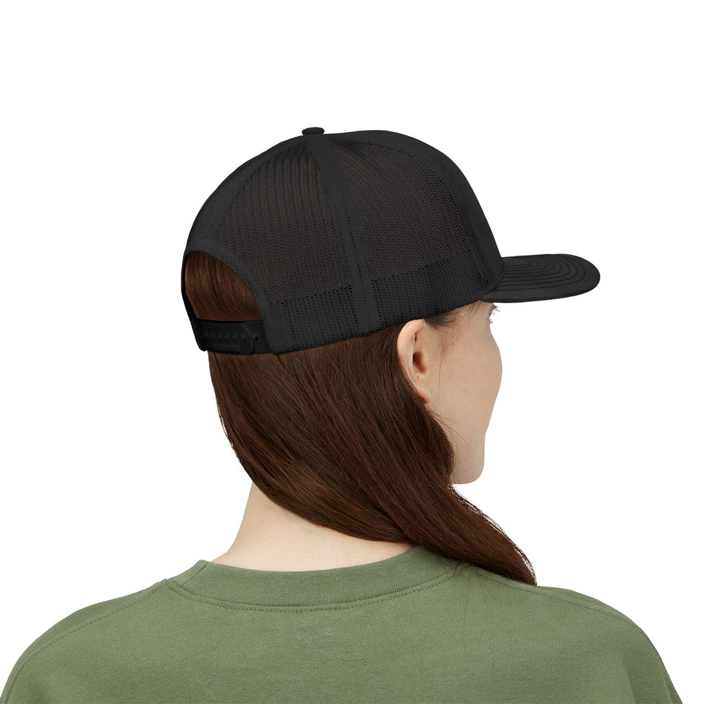 Spice Me In - Snapback Trucker Cap — Colorful Cartoon Parrot Design