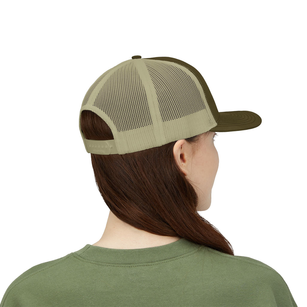 Spice Me In - Snapback Trucker Cap — Colorful Cartoon Parrot Design