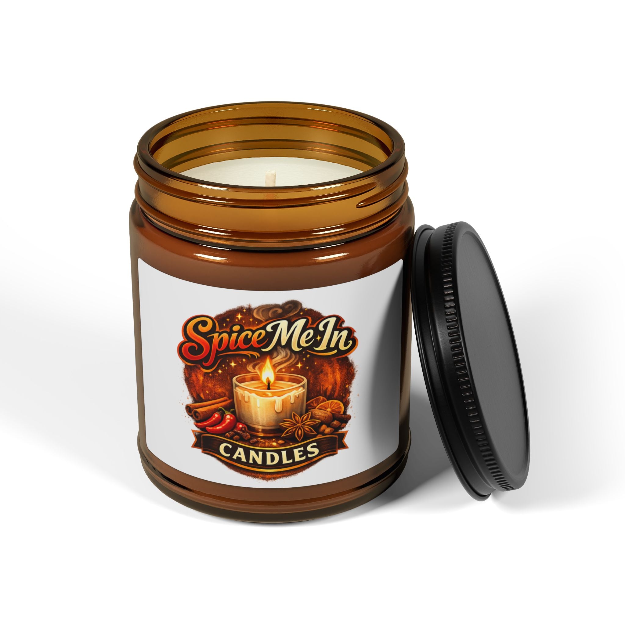 Spice Me In - Spice Me In Soy Candle — Amber Jar | Warm Pumpkin & Cinnamon Fall Scent