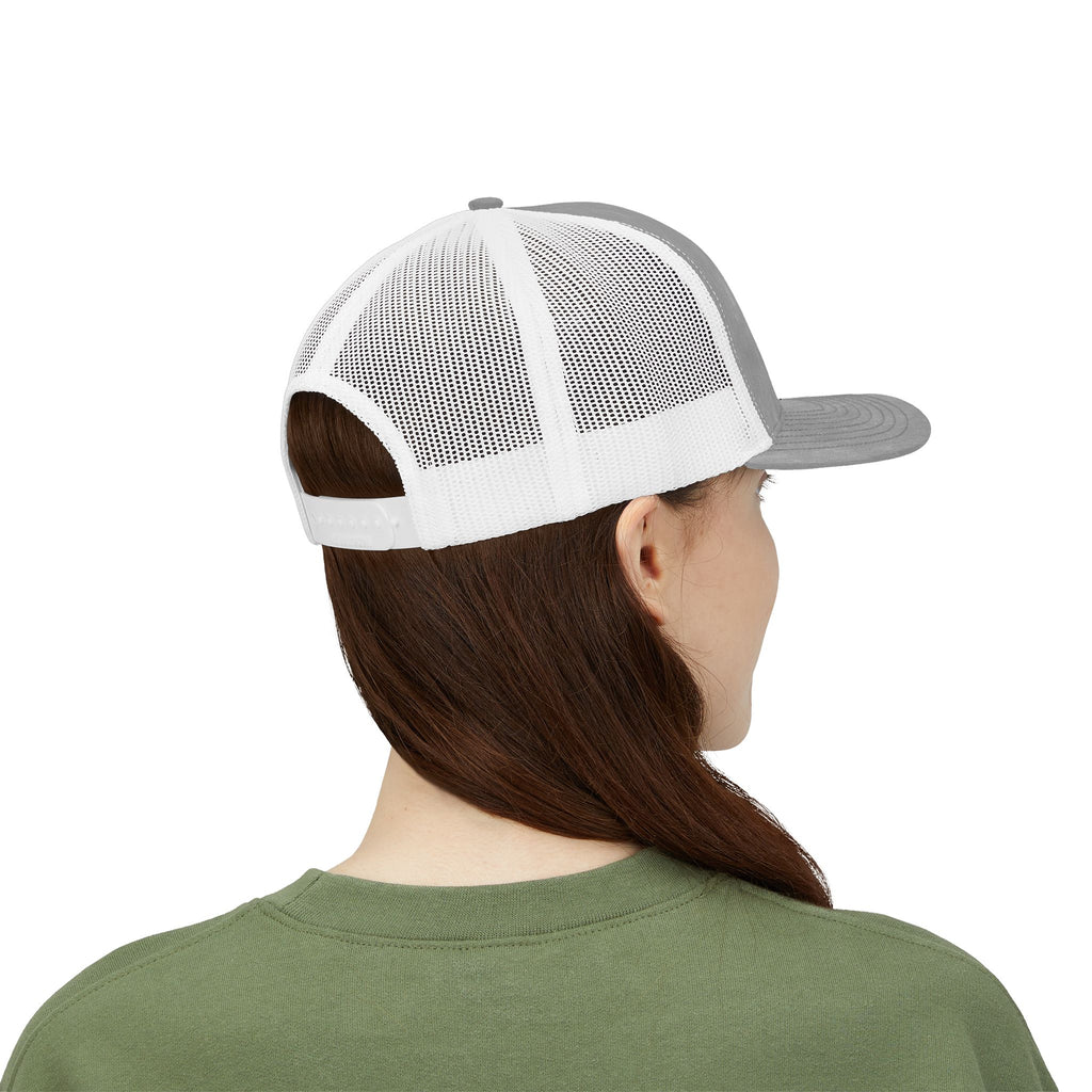 Spice Me In - Snapback Trucker Cap — Colorful Cartoon Parrot Design