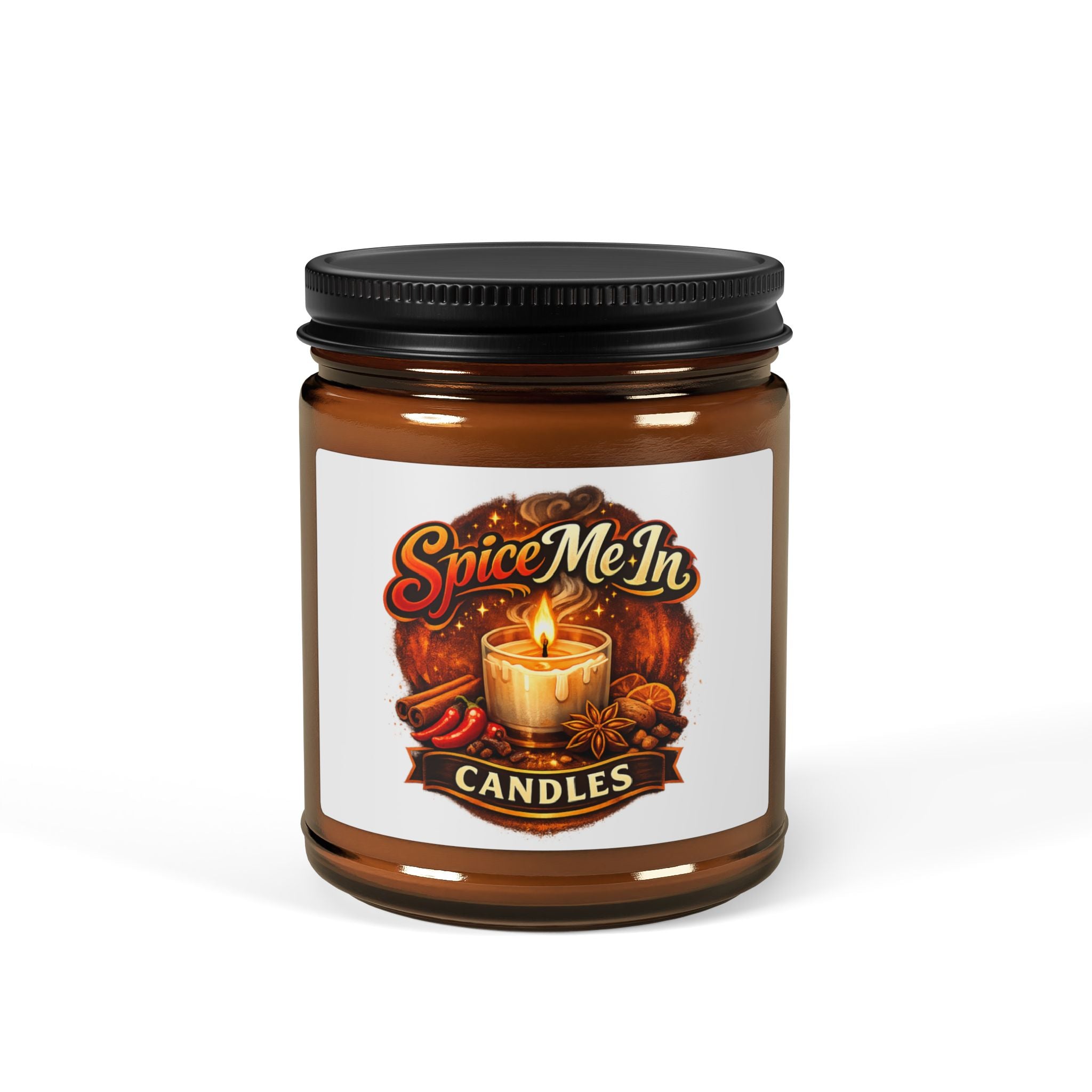 Spice Me In - Spice Me In Soy Candle — Amber Jar | Warm Pumpkin & Cinnamon Fall Scent