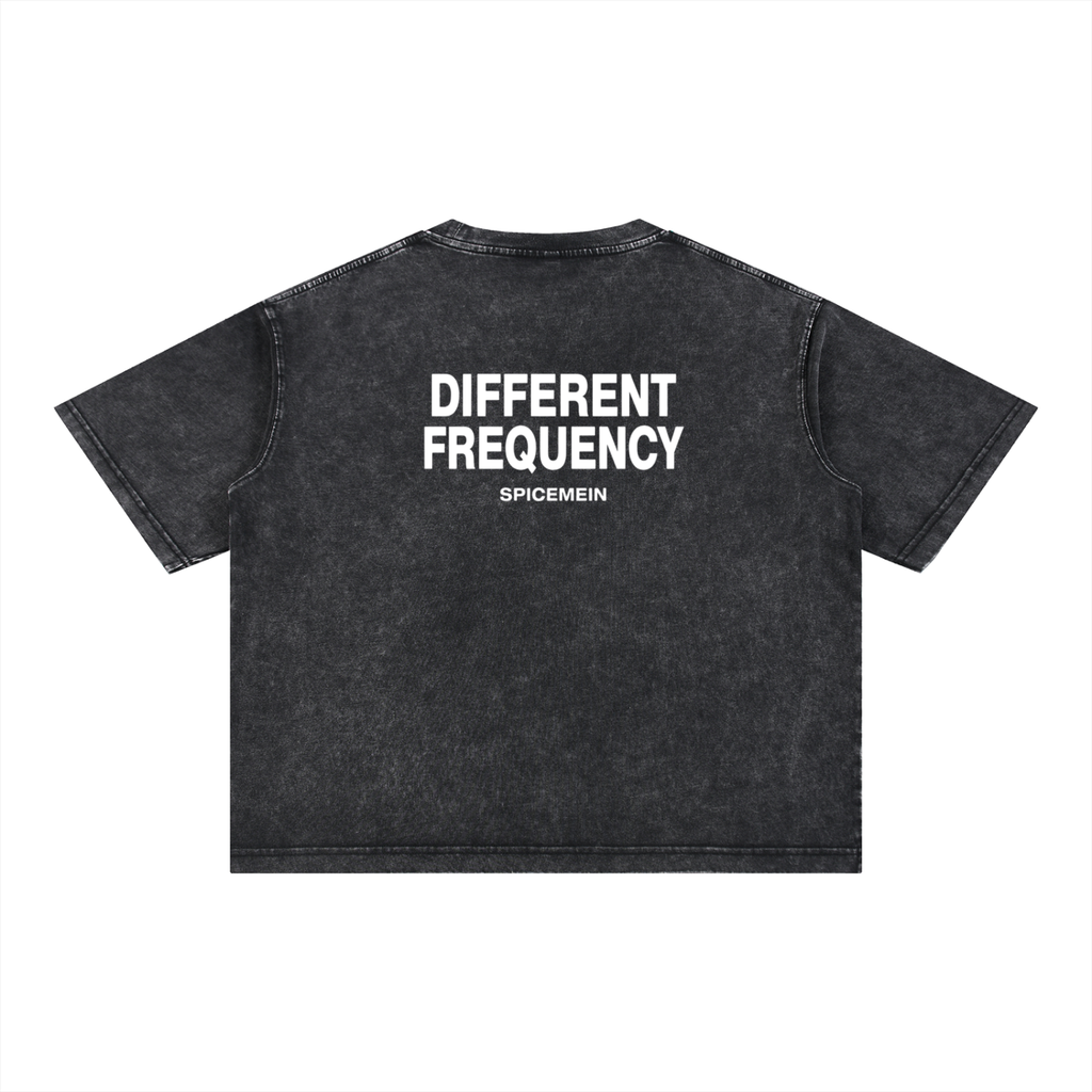 Spice Me In - Mineral Wash Boxy Cotton T-Shirt