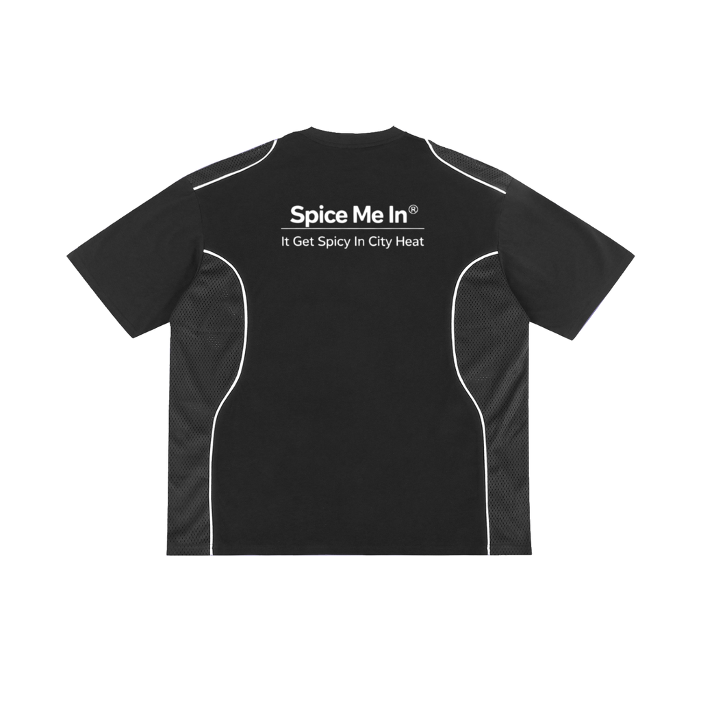 Spice Me In - Spice Made Me Contrast Piped Panel T-Shirt