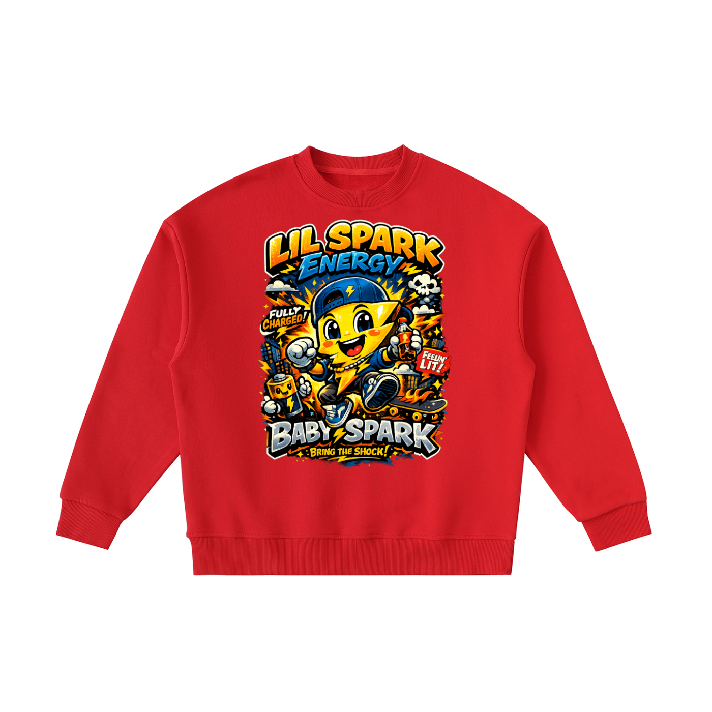Spice Me In - Lil Spark Fleece Kids' Crewneck Sweatshirt