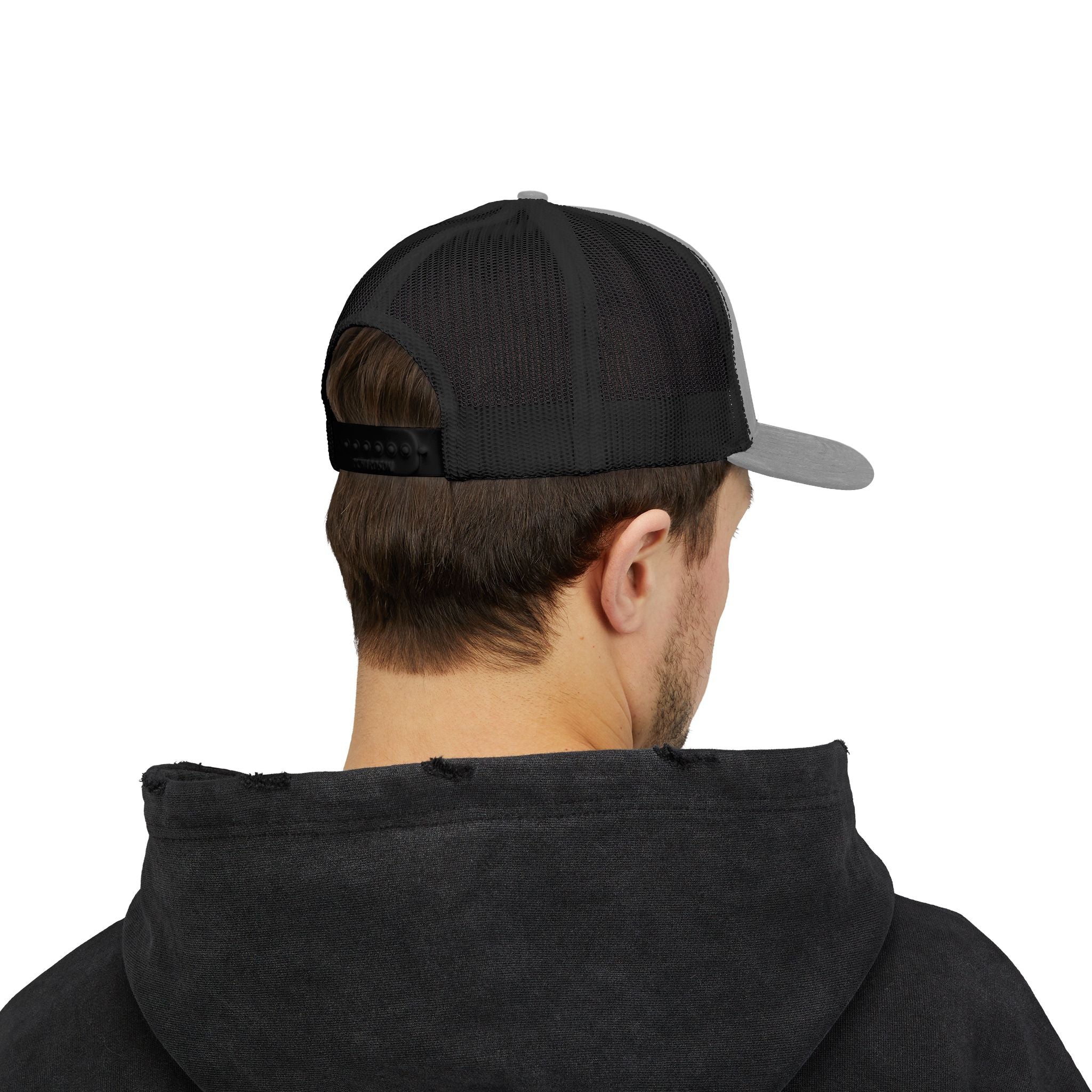 Spice Me In - Snapback Trucker Cap — Colorful Cartoon Parrot Design