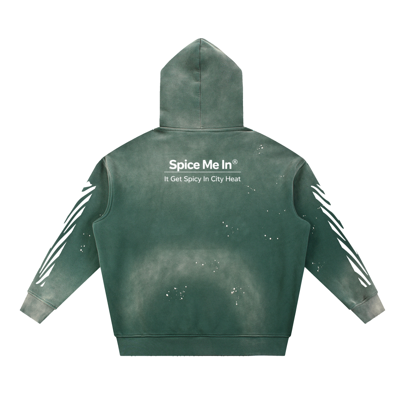 Spice Me In - Spice Made Me Vintage Washed Frayed Fleece Hoodie