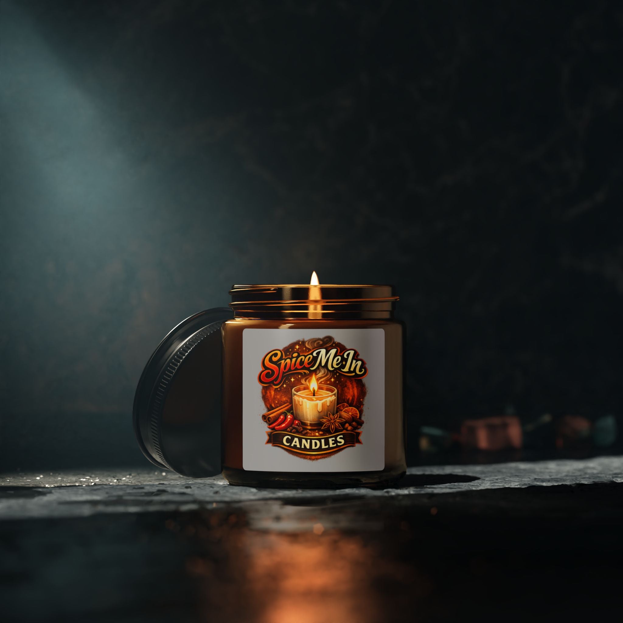 Spice Me In - Spice Me In Soy Candle — Amber Jar | Warm Pumpkin & Cinnamon Fall Scent