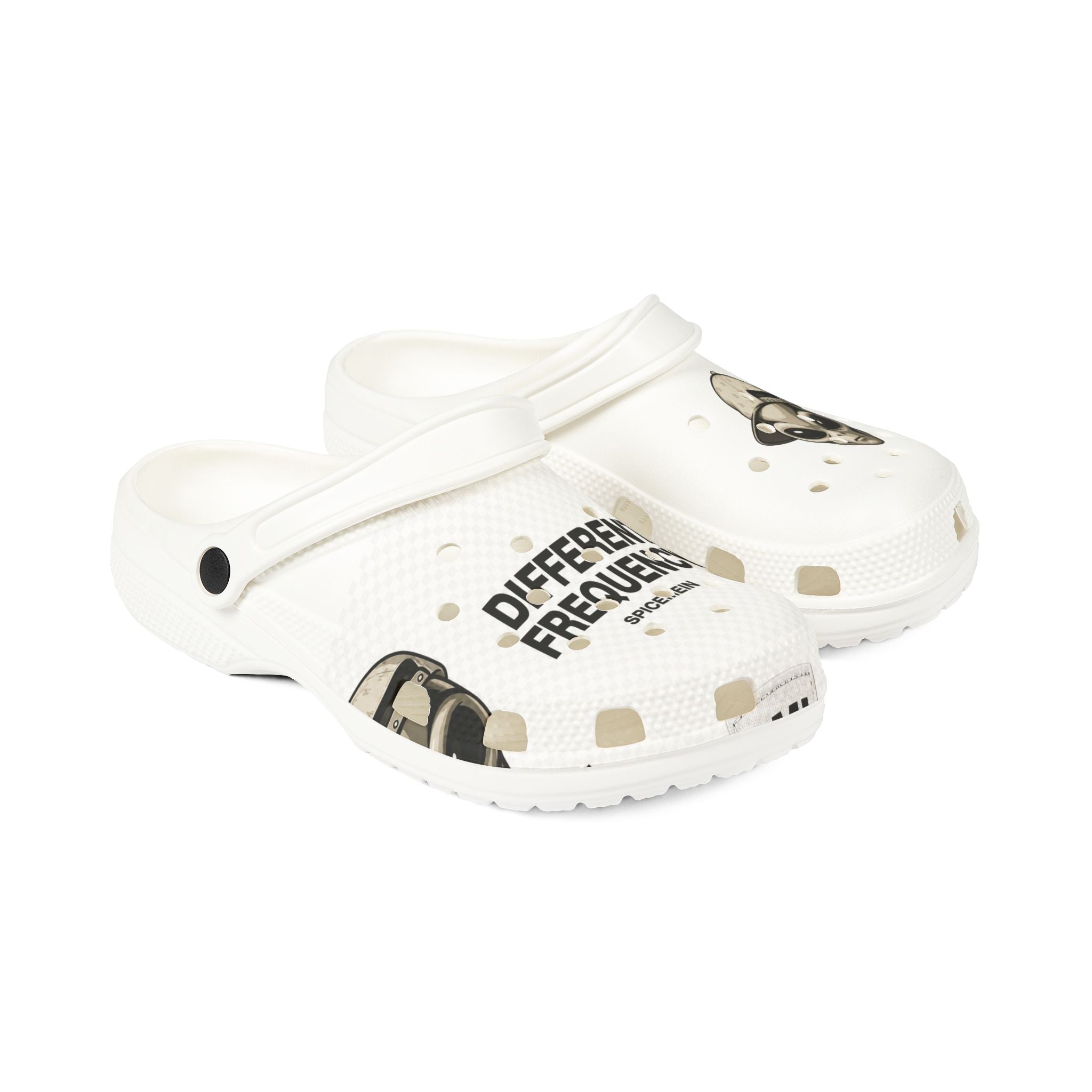 Spice Me In - Graphic Alien - Foam Slip-Ons