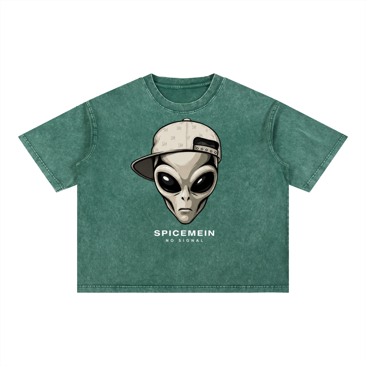 Spice Me In - Mineral Wash Boxy Cotton T-Shirt