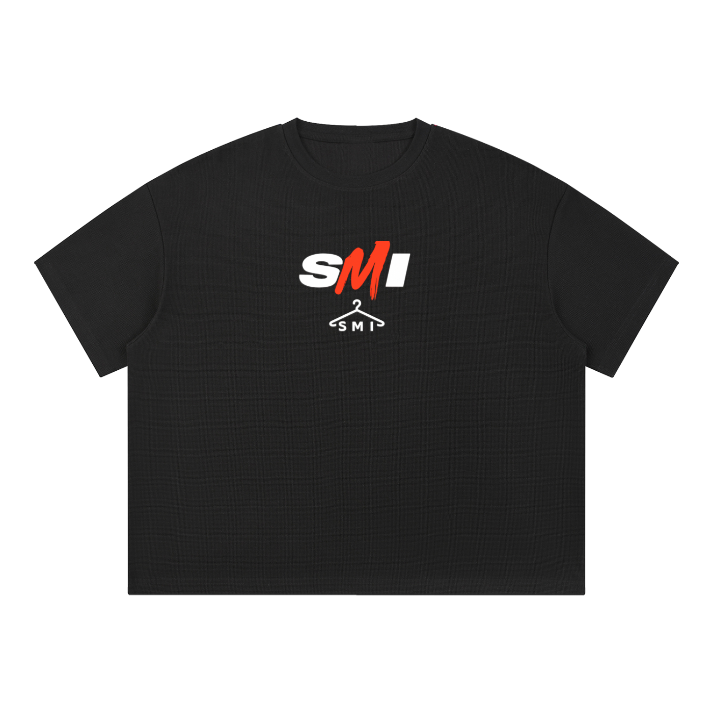 Spice Me In - "SMI" Unisex Waffle Boxy T-Shirt