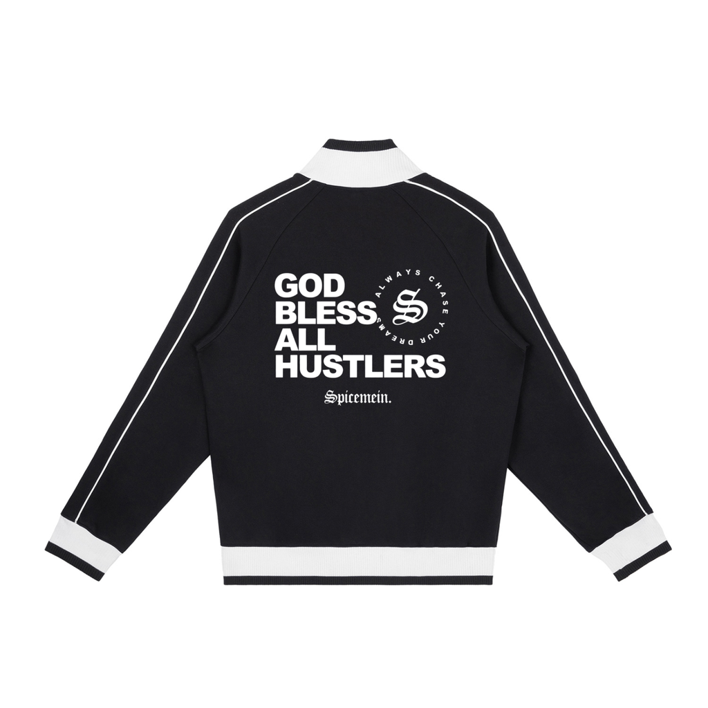 Spice Me In - Sleeve Zip Track Jacket