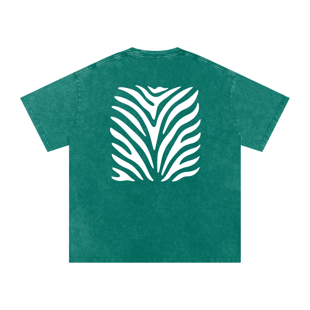 Spice Me In - Tiger Spice Snow Washed Oversized Cotton T-Shirt
