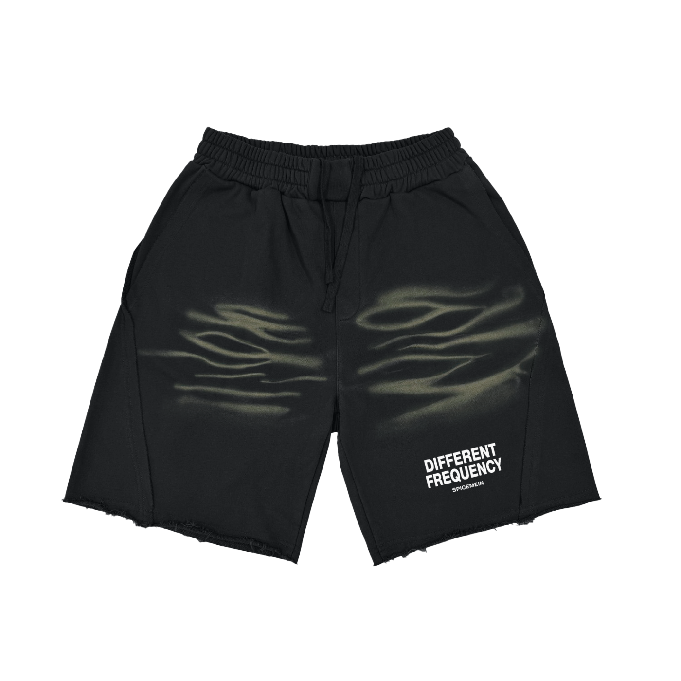 Spice Me In - Vintage Washed Tiger Stripes Short Pants