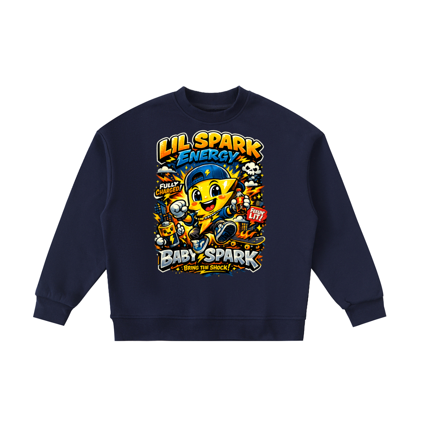 Spice Me In - Lil Spark Fleece Kids' Crewneck Sweatshirt