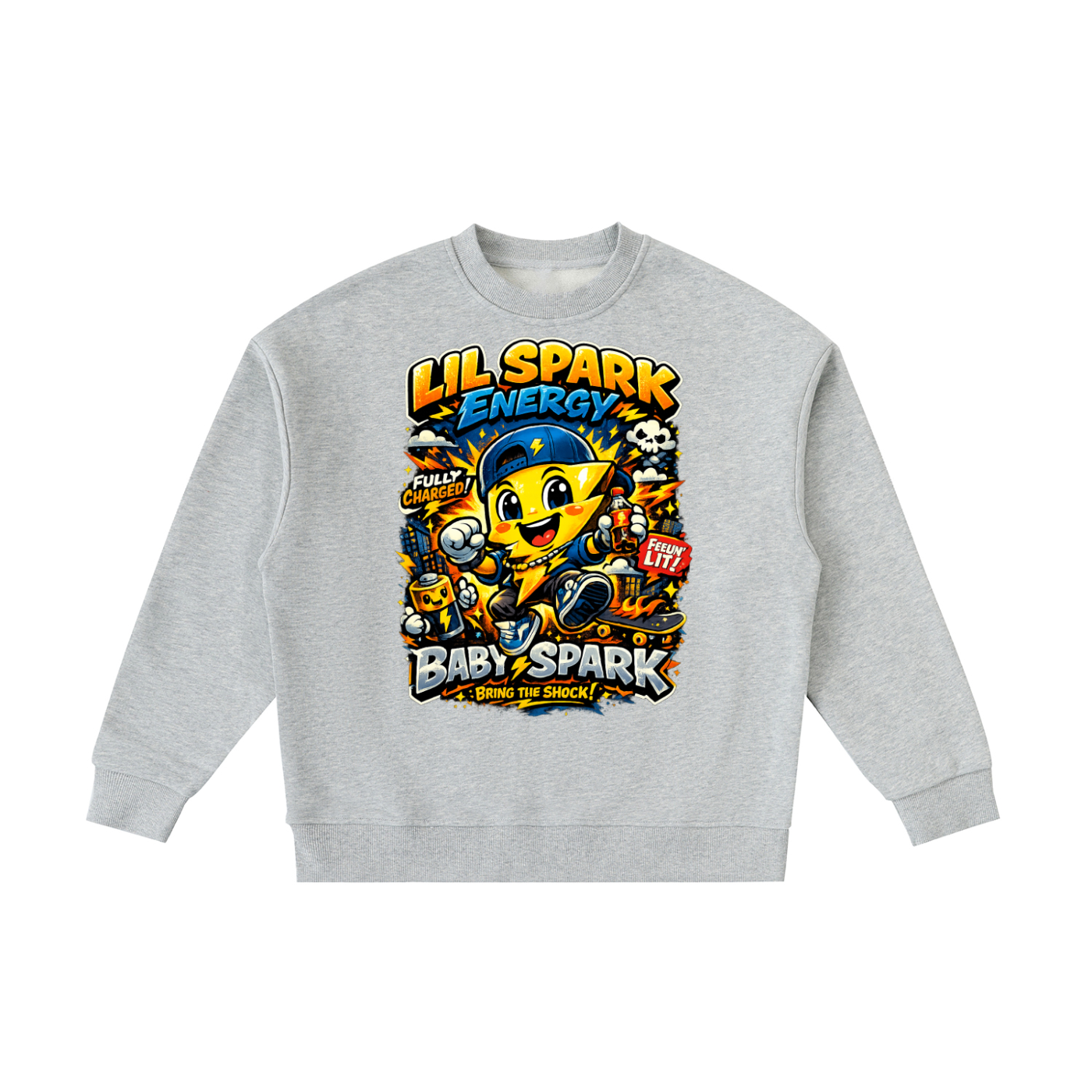 Spice Me In - Lil Spark Fleece Kids' Crewneck Sweatshirt