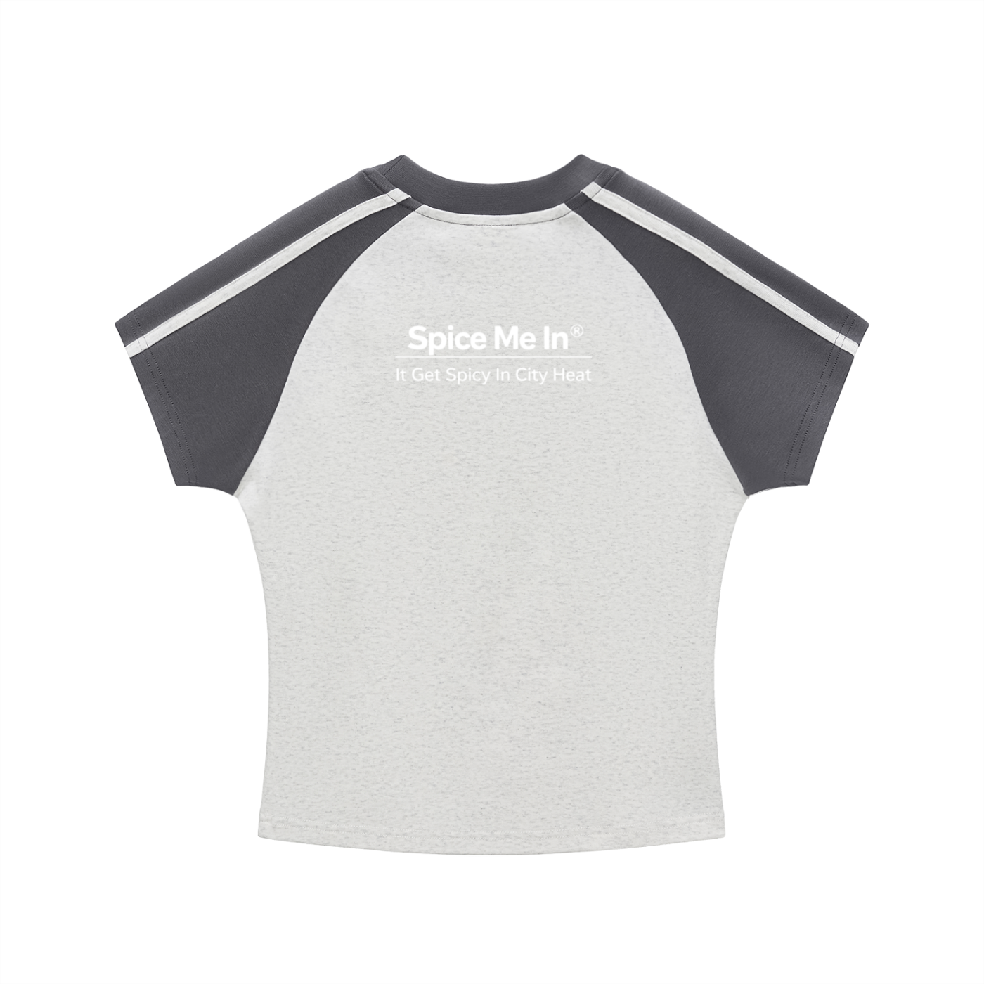 Spice Me In - Contrast Stripes Bodycon Raglan Sleeve T-Shirt