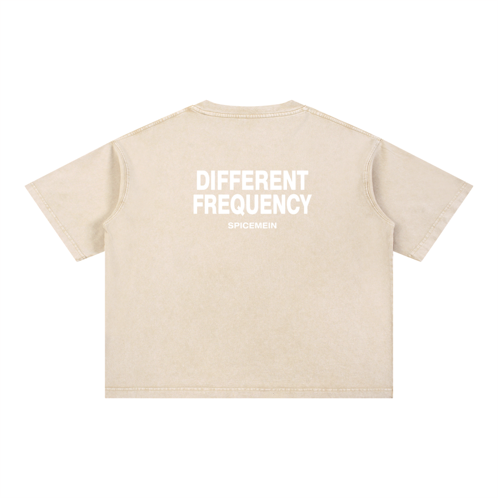 Spice Me In - Mineral Wash Boxy Cotton T-Shirt