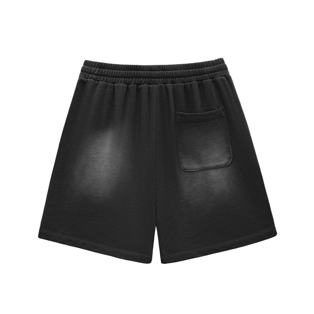 Spice Me In - Pepepr Sun Fade Raw Edge Cotton Shorts