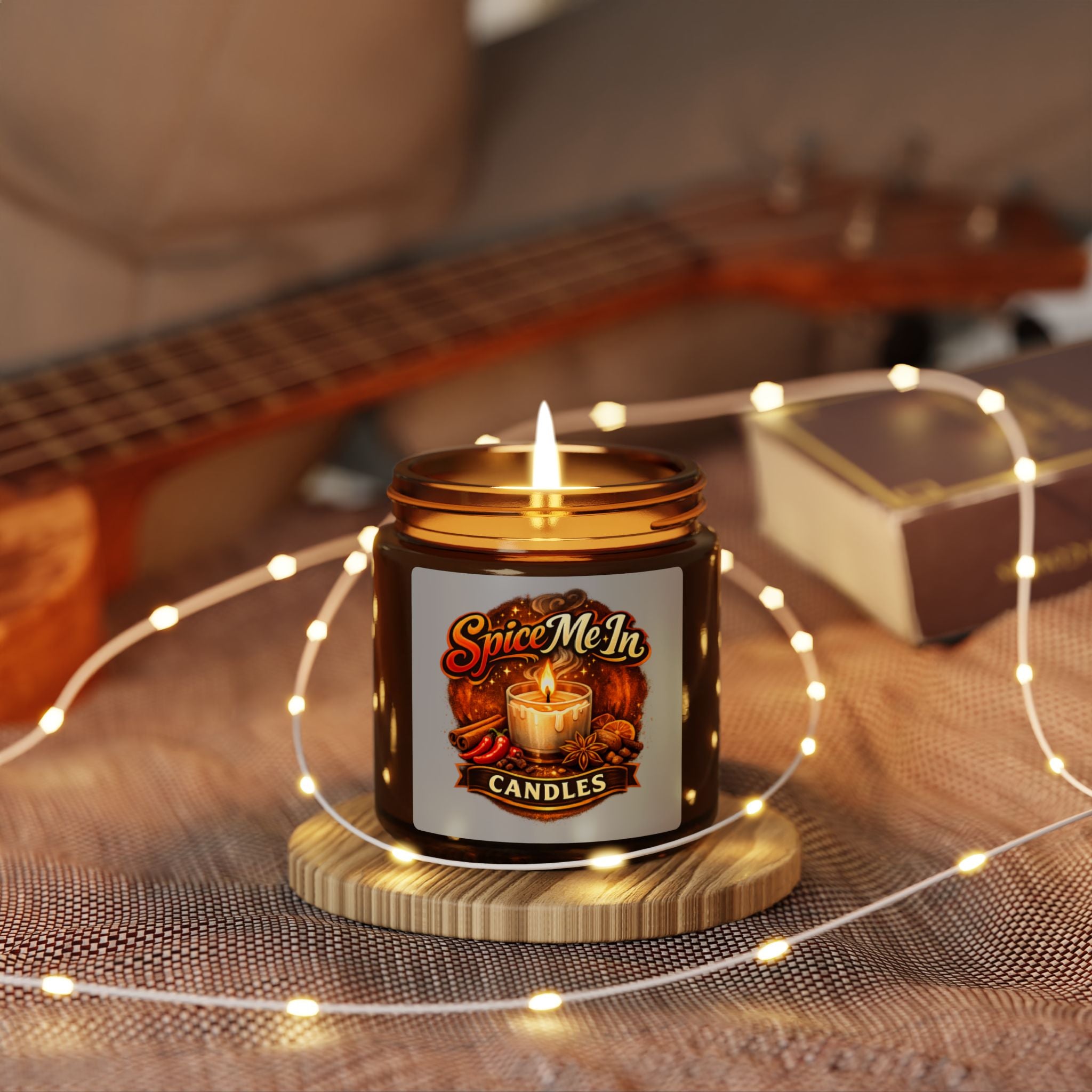 Spice Me In - Spice Me In Soy Candle — Amber Jar | Warm Pumpkin & Cinnamon Fall Scent