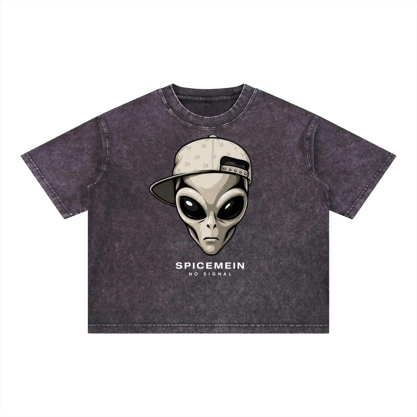 Spice Me In - Mineral Wash Boxy Cotton T-Shirt