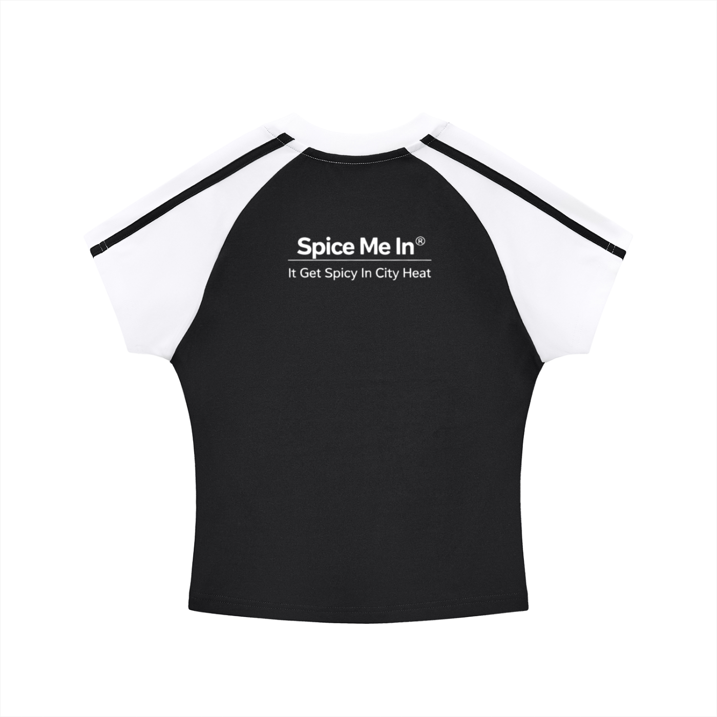 Spice Me In - Contrast Stripes Bodycon Raglan Sleeve T-Shirt