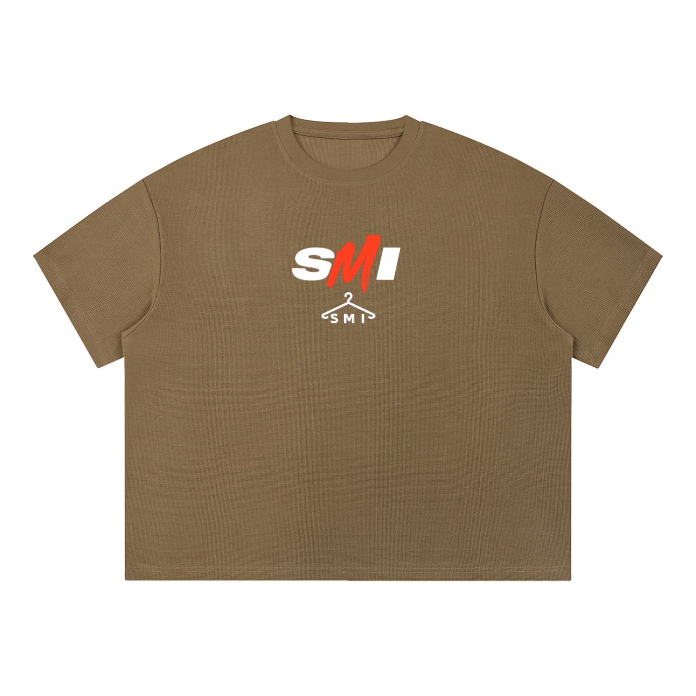 Spice Me In - "SMI" Unisex Waffle Boxy T-Shirt