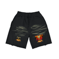 Spice Me In - Vintage Washed Tiger Stripes Short Pants