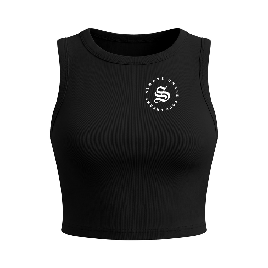 Spice Me In - Women's Tight Crewneck Crop Tank Top