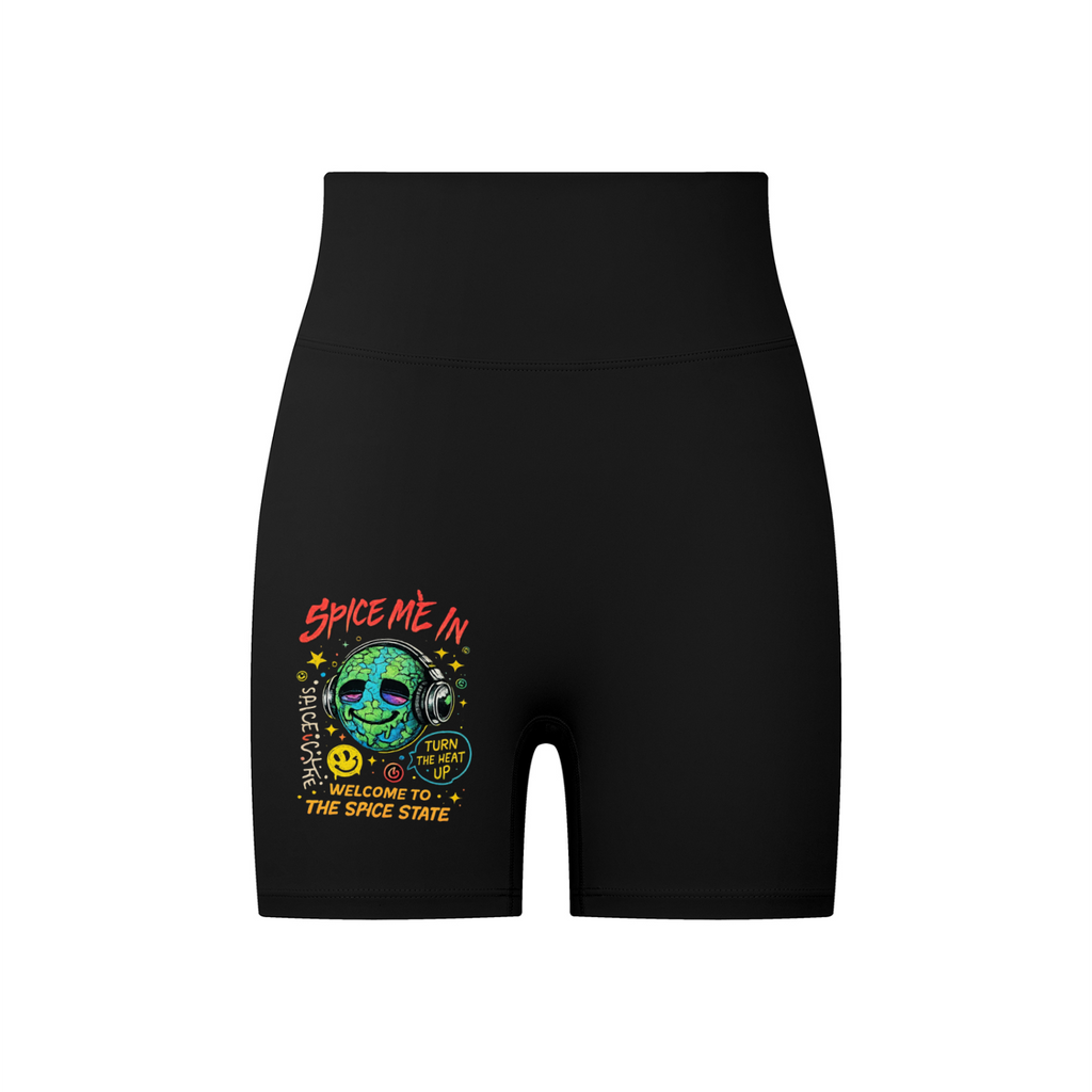 Spice Me In - Spice World High-Waisted Blend Biker Shorts