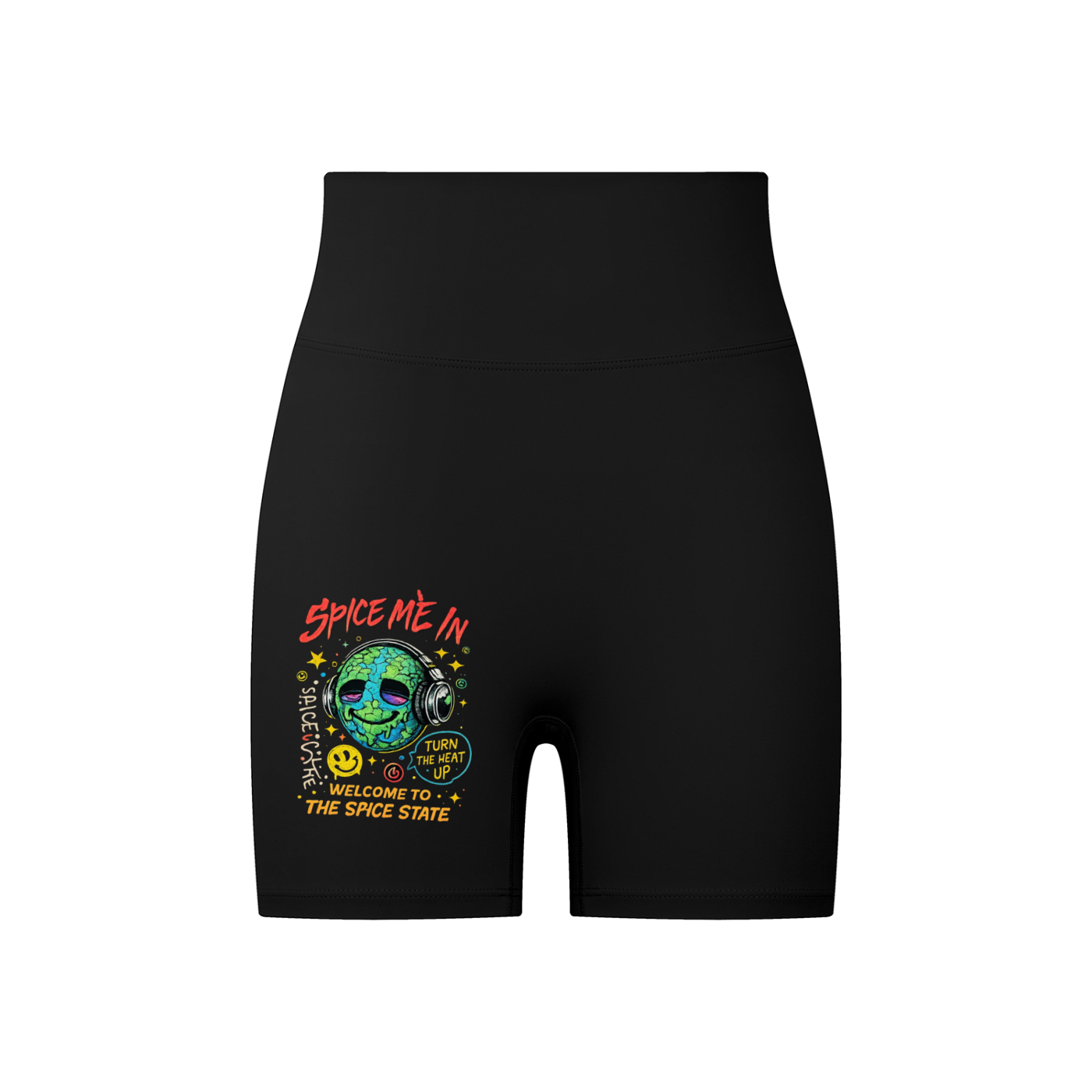 Spice Me In - Spice World High-Waisted Blend Biker Shorts
