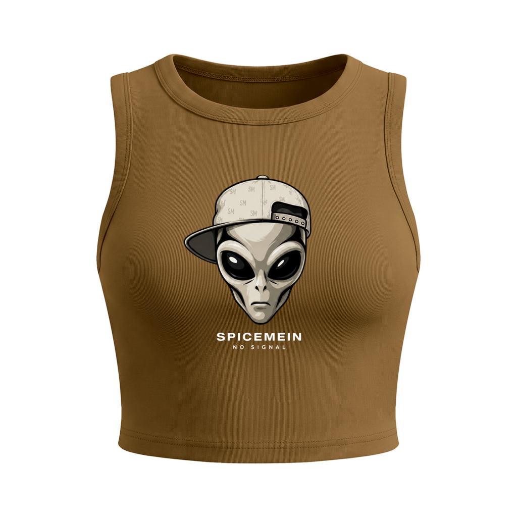Spice Me In - Women's Tight Crewneck Crop Tank Top
