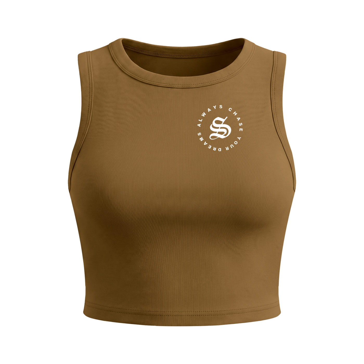 Spice Me In - Women's Tight Crewneck Crop Tank Top