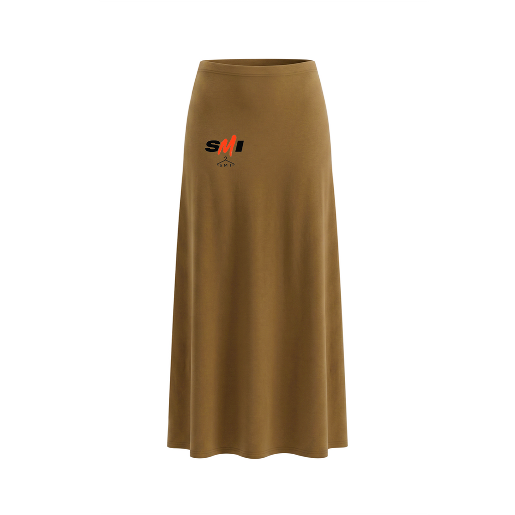Spice Me In - Women's Solid Color Knit Maxi Skirt