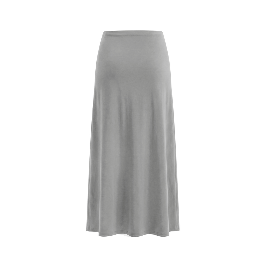 Spice Me In - Women's Solid Color Knit Maxi Skirt