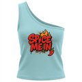 Spice Me In - Pepper Women's One-Shoulder Crop T-Shirt