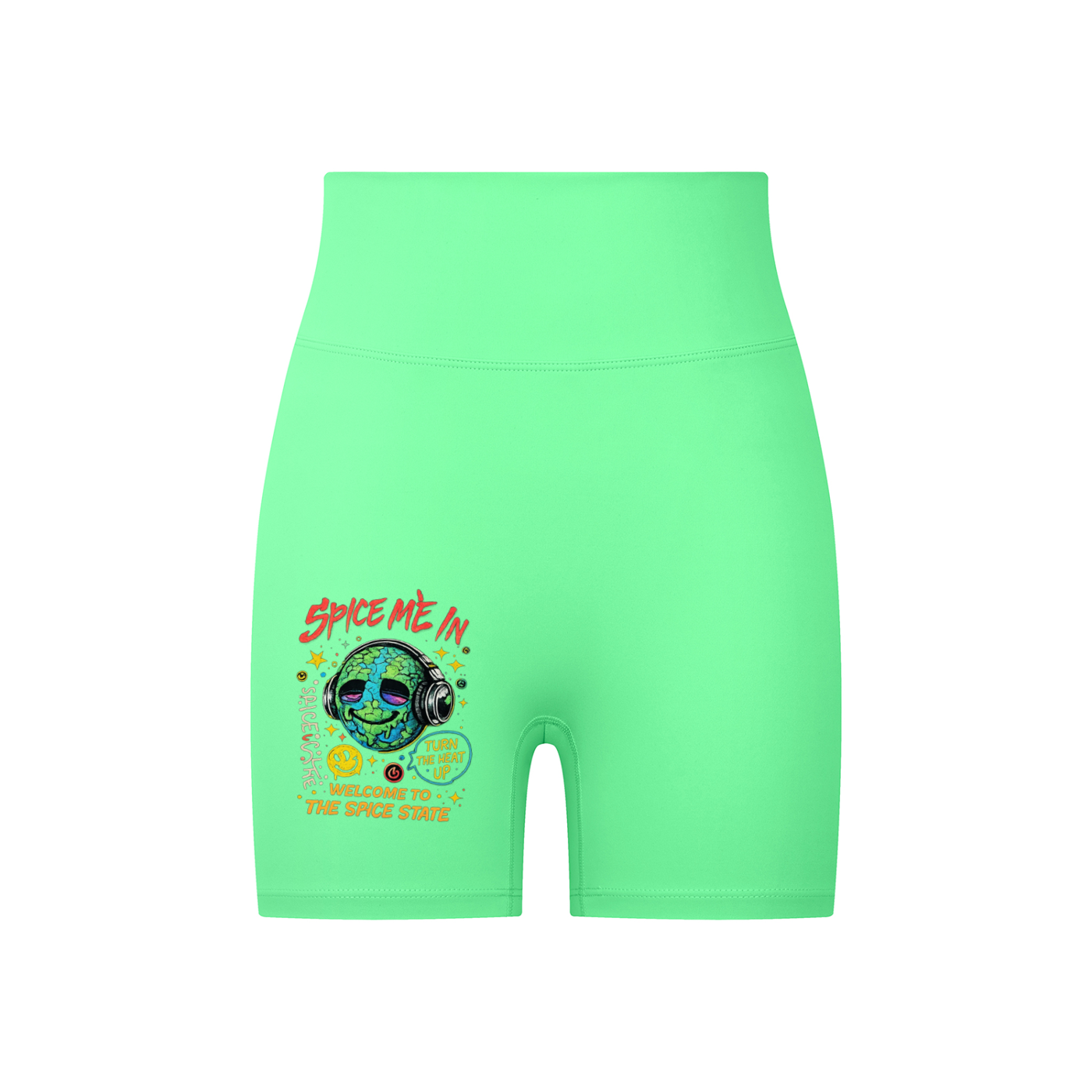Spice Me In - Spice World High-Waisted Blend Biker Shorts