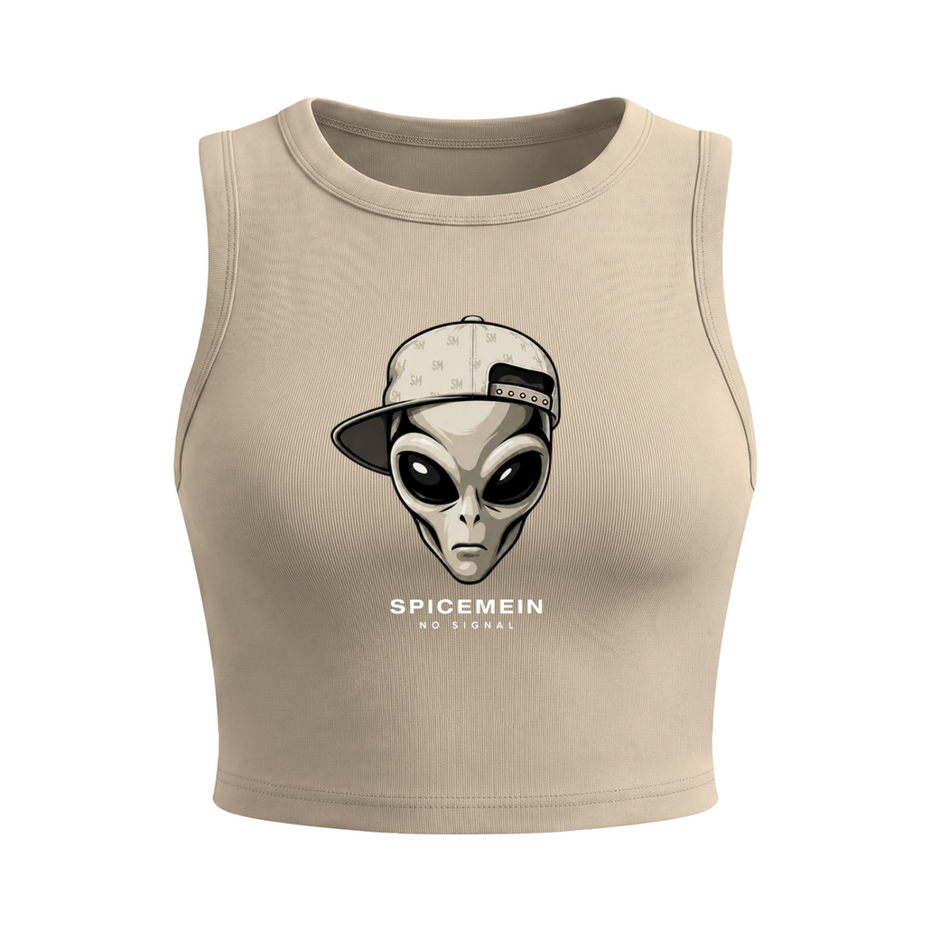 Spice Me In - Women's Tight Crewneck Crop Tank Top