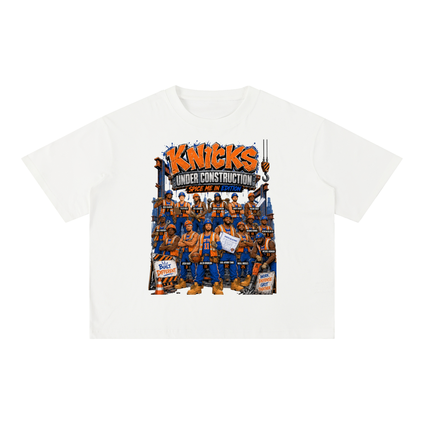 KNICKS CHAMPIONSHIP Boxy Cotton T-Shirt