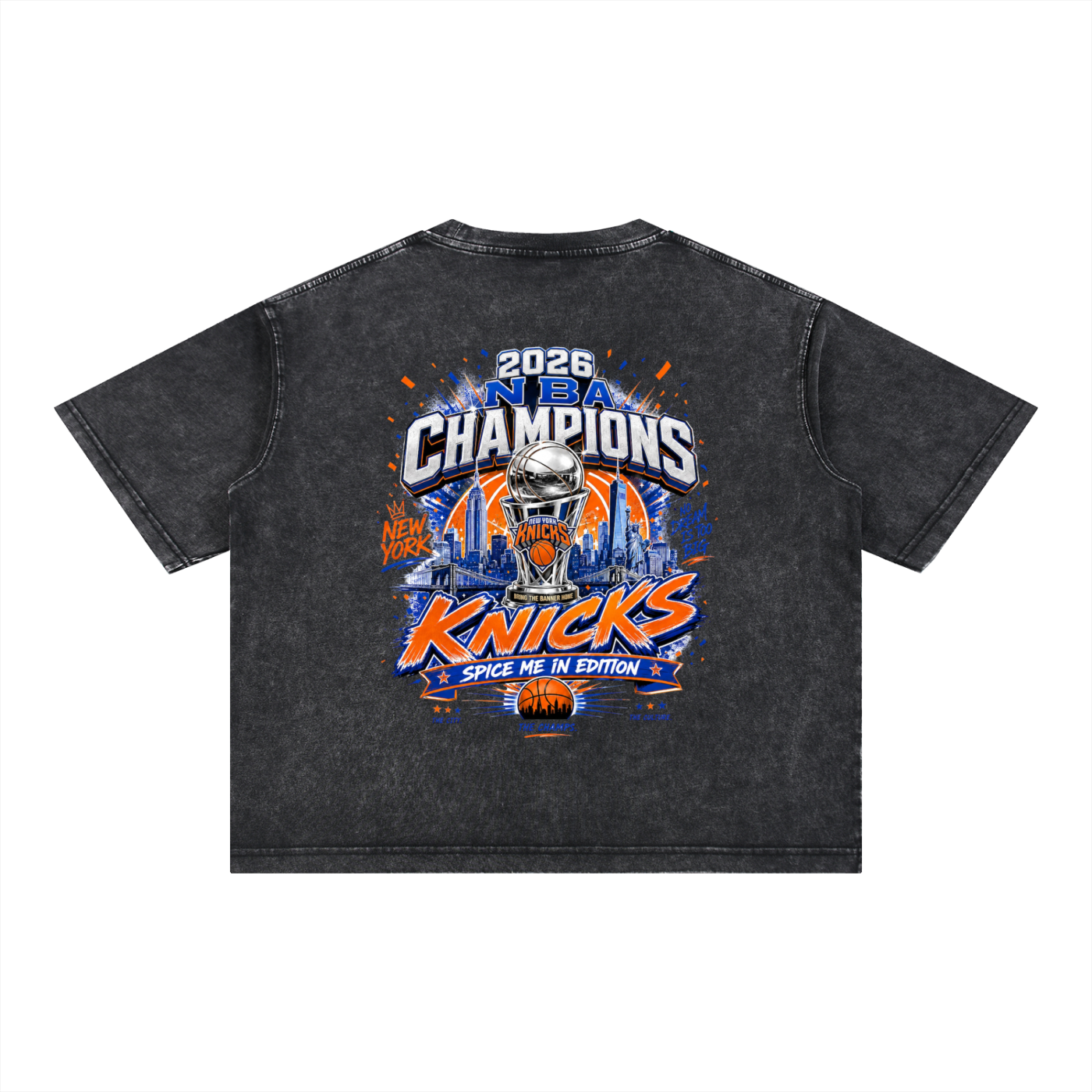 KNICKS CHAMPIONSHIP Boxy Cotton T-Shirt