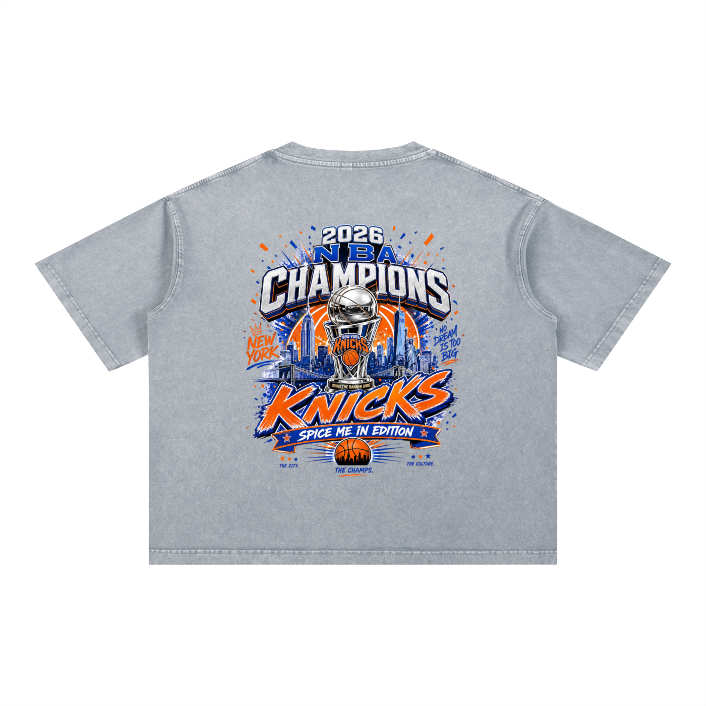 KNICKS CHAMPIONSHIP Boxy Cotton T-Shirt