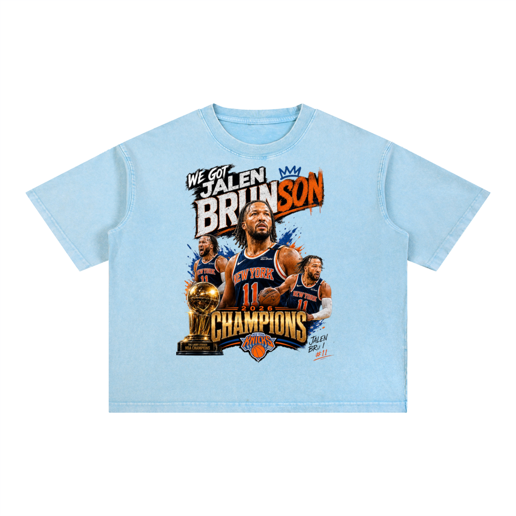 Jalen Brunson Boxy Cotton T-Shirt