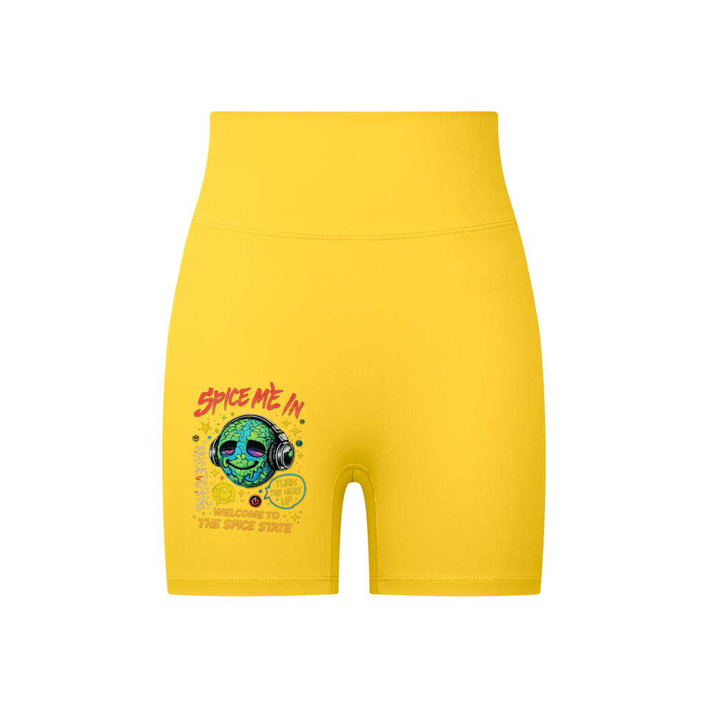 Spice Me In - Spice World High-Waisted Blend Biker Shorts