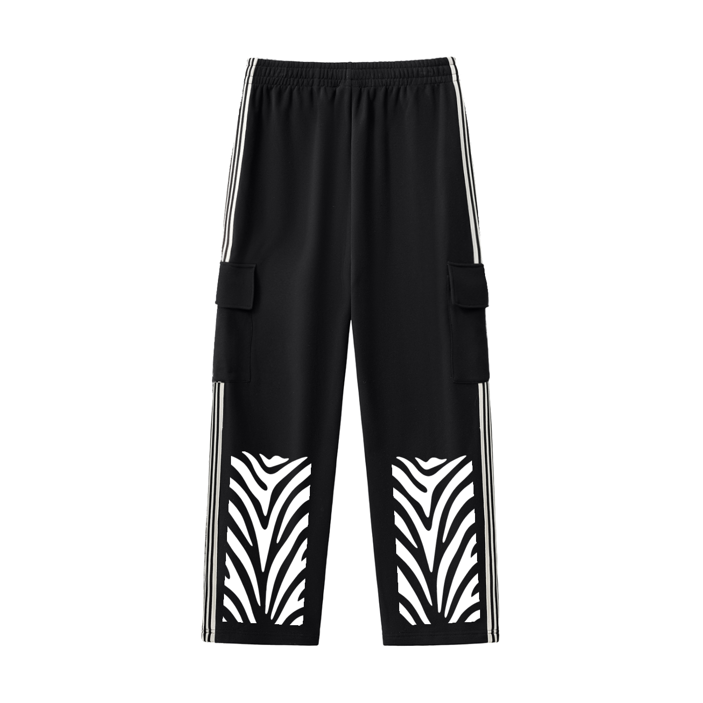 Spice Me In - Spice Tiger Side Stripe Straight-Leg Pants